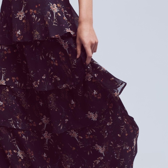 tiered maxi skirt anthropologie